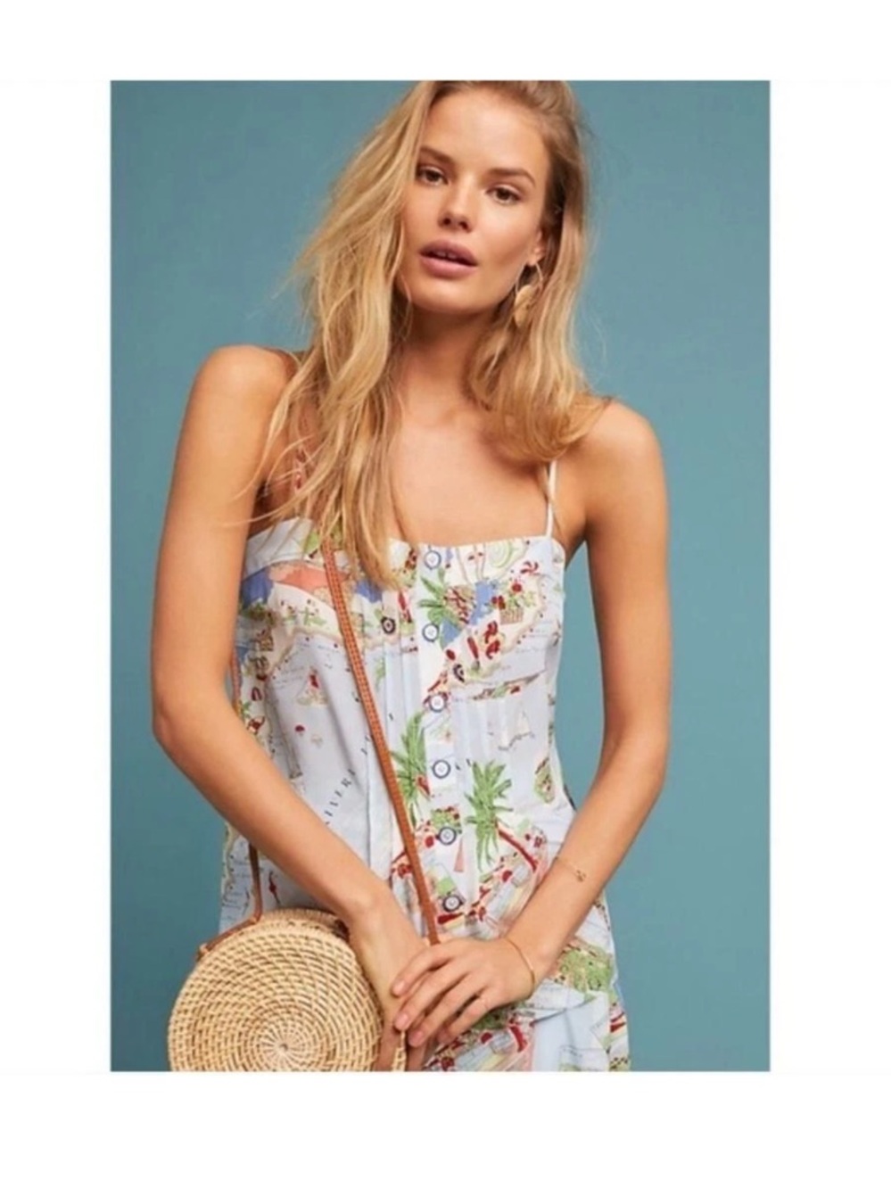 Maeve French Rivera Spaghetti Strap Camisole